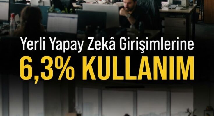 Yerli yapay zekâ kullanımı sadece %6,3 — firmalar geride kalıyor