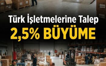 %2,5 Büyüme: İşletmelere Talep Kapısı