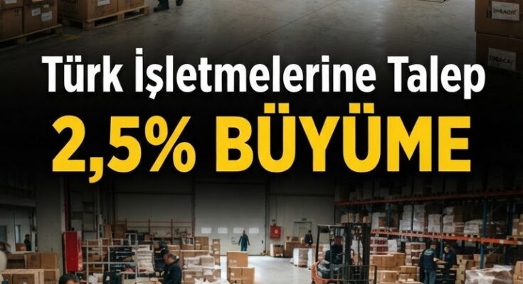 %2,5 Büyüme: İşletmelere Talep Kapısı