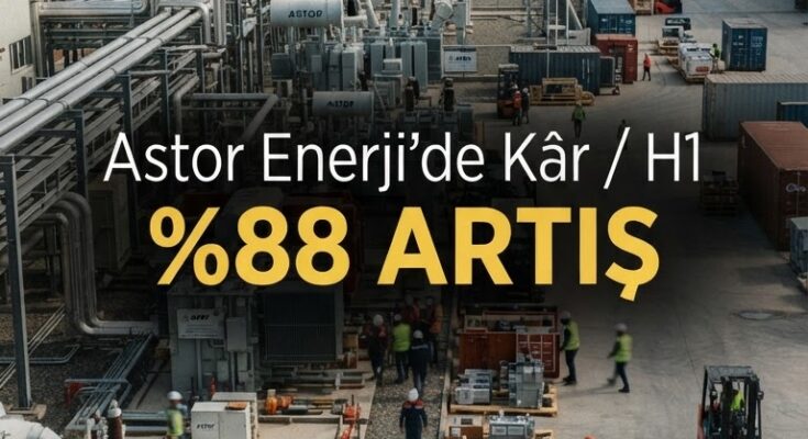 Astor Enerji kârı H1'de arttı, tedarikçilere fırsat