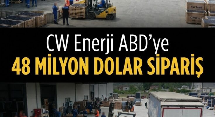 CW Enerji'ye ABD'den 48 M$ sipariş, 150 M TL finansman
