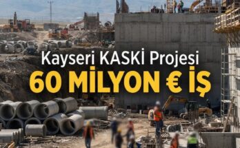 Kayseri'ye 60 Milyon €'luk Atık Su Yatırımı, Müteahhitlere Fırsat